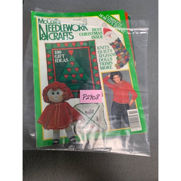 McCall's Needlework & Crafts Magazine Lot  3 Issues  Vintage Christmas 1980s - Picture 5 of 5